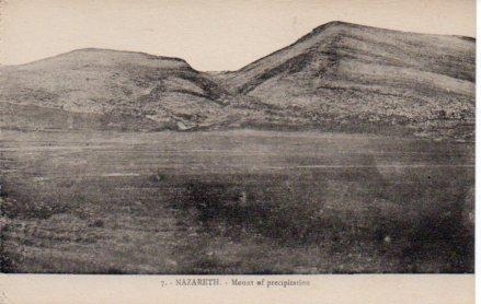 POSTAL PV04061: Nazareth, Mount of precipitation
