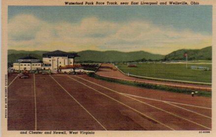 POSTAL PV04053: Waterford Park Race, Wellsville, Ohio