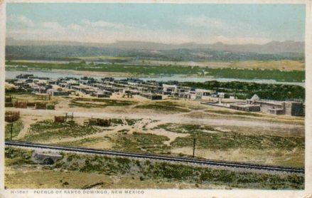 POSTAL PV04044: View of Pueblo of Santo Domingo, New Mexico