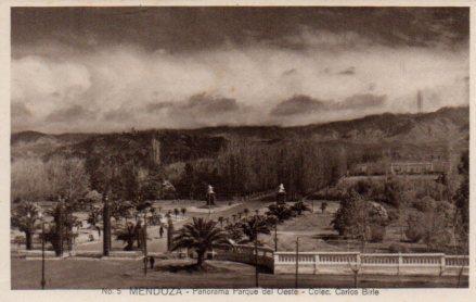 POSTAL PV04065: Parque del Oeste en Mendoza, colec. Carlos Birle