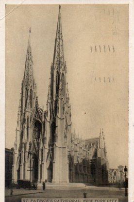 POSTAL PV04084: St. Patrick's Cathedral, New York