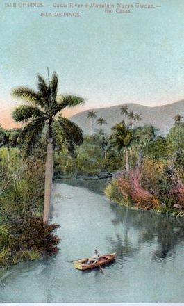 POSTAL PV04075: Casas River & Mountain, Nueva Gerona, Isla de Pinos