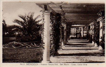 POSTAL PV04066: Roseda Parque Gral, San Martin Mendoza. Colec. Carlos Birle