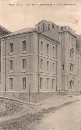 POSTAL PV04223: Casa de los empleados de la cia. del ferrocarril en Port Bou