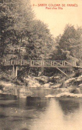 POSTAL PV04214: Pont d'en Vila, Santa Coloma de Farners