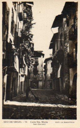POSTAL PV04218: Calle Santa Maria, Seo de Urgel