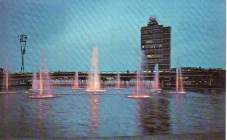 POSTAL PV04254: Fountain of Liberty, John Kennedy International Airport