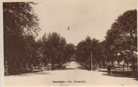 POSTAL PV04204: Santiago, La Alameda