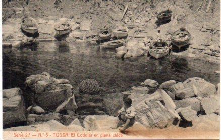 POSTAL PV04151: El Codolar en plena calma en Tossa