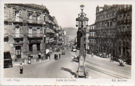 POSTAL PV04200: Calle Colon en Vigo
