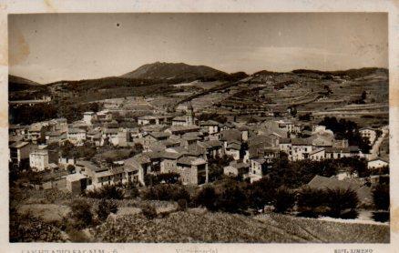POSTAL PV04185: San Hilario Sacalm, vista parcial