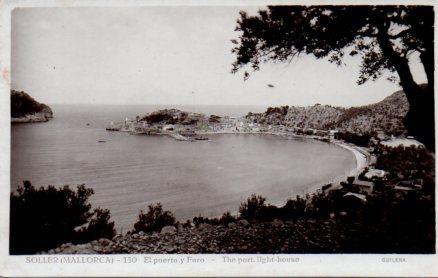 POSTAL PV04180: El puerto y el Faro de Soller, Mallorca