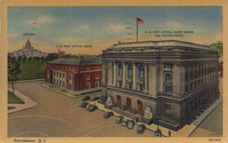 POSTAL PV04035: Post Office and Custom House in Providence, United States
