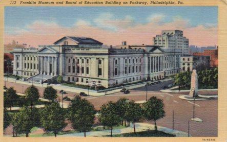POSTAL PV04034: Franklin Museum, Philadelphia