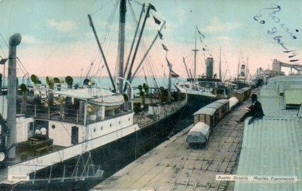 POSTAL PV03889: Muelles Exportacion en Puerto Rosario