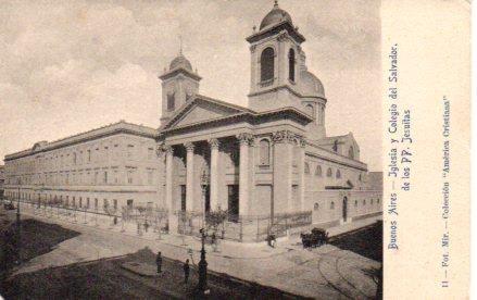 POSTAL PV03877: Iglesia y Colegio del Salvador de los Jesuitas, Buenos Aires