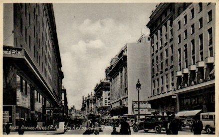 POSTAL PV03875: Avenida Roque Saenz Peña, Buenos Aires