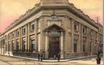 POSTAL PV03872: Banco de Londres en Buenos Aires
