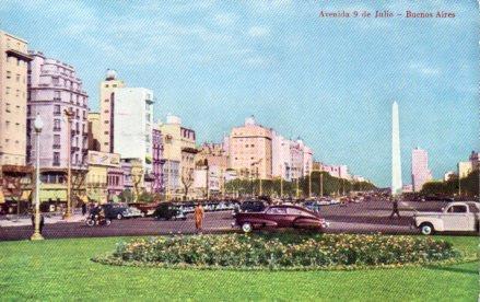 POSTAL PV03871: Avenida 9 de Julio, Buenos Aires