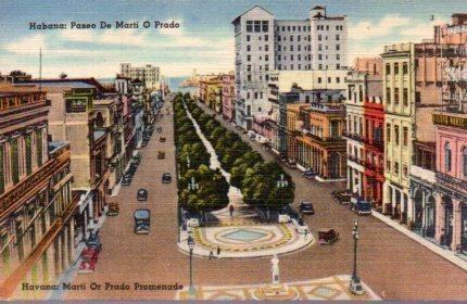 POSTAL PV03919: Paseo de Marti O Prado, Habana