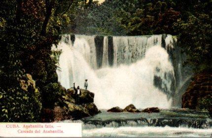 POSTAL PV03907: Cascada del Anabanilla, Cuba