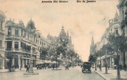 POSTAL PV03901: Avenida Rio Branco en Rio de Janeiro