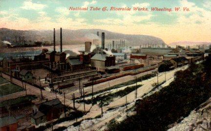 POSTAL PV03836: National Tube & Riversade Works, Wheeling, Estados Unidos