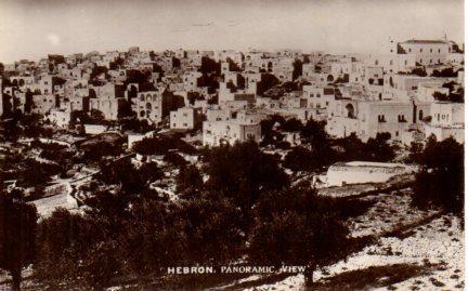 POSTAL PV03835: Hebron Panoramic view