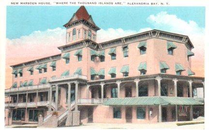 POSTAL PV03834: New Marsden House, Alexandria Bay New York