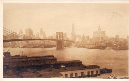 POSTAL PV03813: Nueva York vista desde Brooklyn