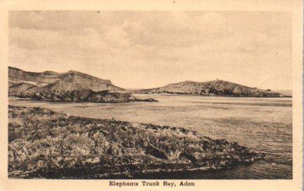 POSTAL PV03854: Elephants Trunk Bay, Aden
