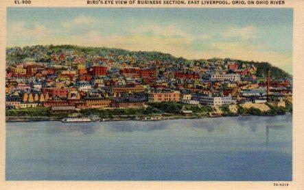 POSTAL PV04000: Business Section in East Liverpool, Ohio