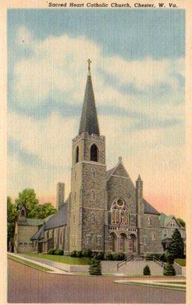 POSTAL PV03997: Catholic Church in Chester, United States