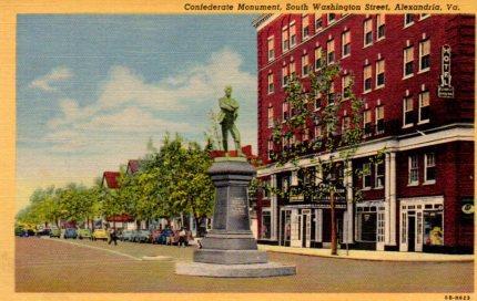POSTAL PV03990: Confederate Monument, Alexandria. United States