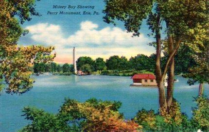 POSTAL PV03981: Misery Bay Showing, Perry Monument, Erie United States