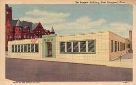 POSTAL PV04007: The Review Building in East Liverpool, Ohio