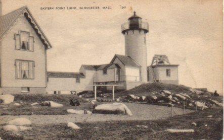 POSTAL PV04015: Eastern Point Light in Gloucester, United States