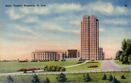 POSTAL PV03980: State Capitol Bismarck, United States