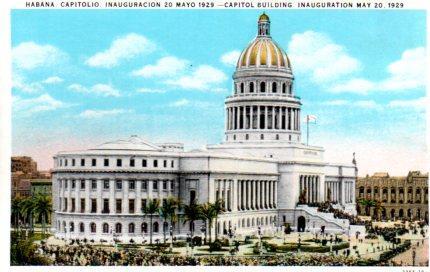 POSTAL PV03945: Habana, Capitolio inaguracion 20 mayo 1929