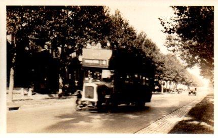 POSTAL PV03937: Autobus en Roosevelt Boulevard, Filadelfia
