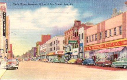 POSTAL PV03927: State Street, Erie United States