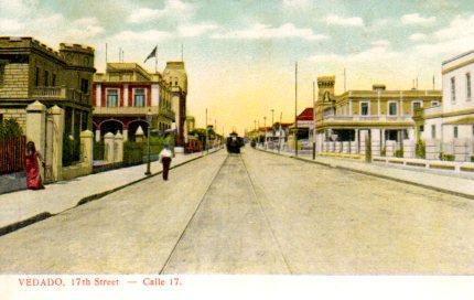 POSTAL PV03970: Vedado, 17 th Street calle 17, Cuba