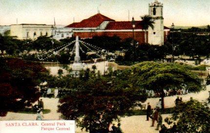 POSTAL PV03966: Parque Central Santa Clara, Cuba