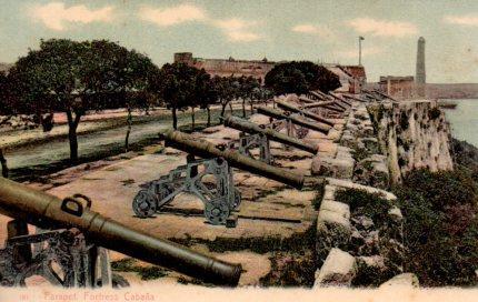 POSTAL PV03964: Parapet, Fortress Cabaña, Cuba