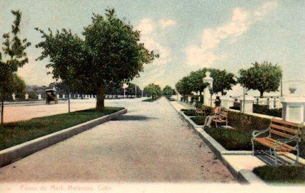 POSTAL PV03962: Paseo de Marti, Matanzas, Cuba