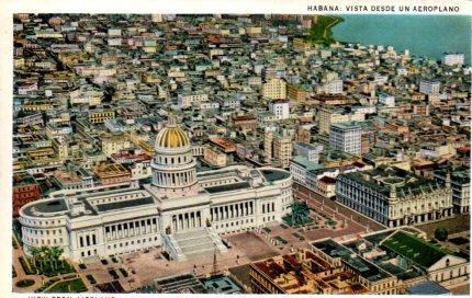 POSTAL PV03956: La Habana vista desde un aeroplano