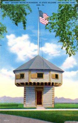 POSTAL PV04656: Mad Anthony Wayne Blockhouse, Erie Harbour
