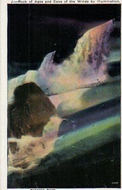 POSTAL PV04646: Niagara Falls by Illumination