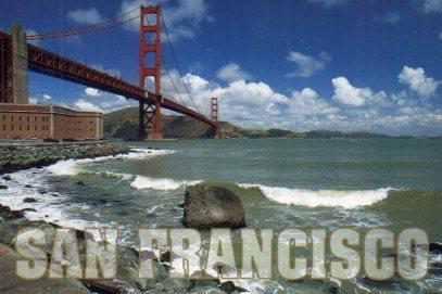 POSTAL PV04605: Golden Gate Bridge, San Francisco