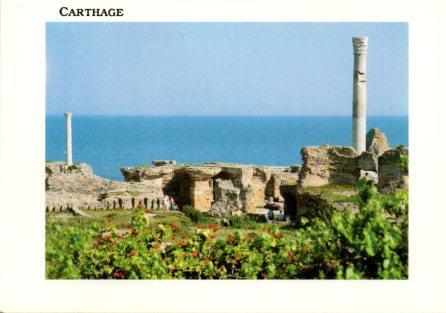 POSTAL PV04552: Les Thermes d'Antonin, Carthage, Tunisie